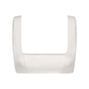 SKIMS silk bridal corset top square neck